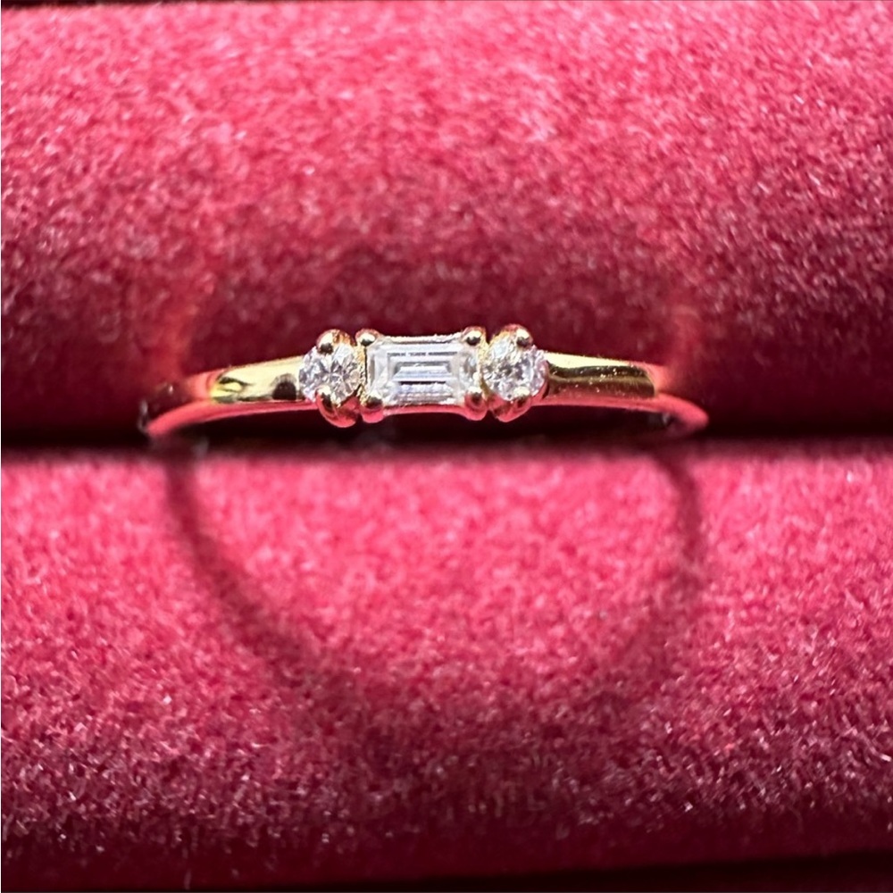 💍 18K Gold Morse Code Ring “R” ⭐️ NEW!